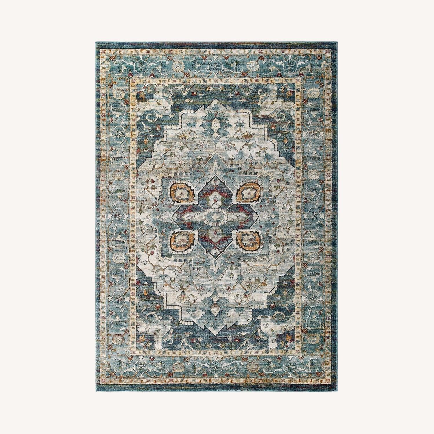 Other 5x8 Area Rug InMulticolor Floral Persian Medallion