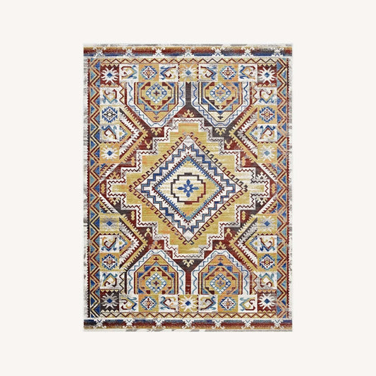 Other 4x6 Area Rug In Colorful Southwestern AztecPattern